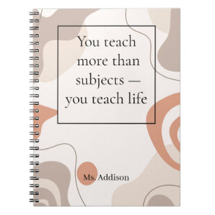 Best Inspirational teacher gift Notebook