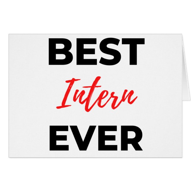 Best Intern Ever 2 (Front Horizontal)