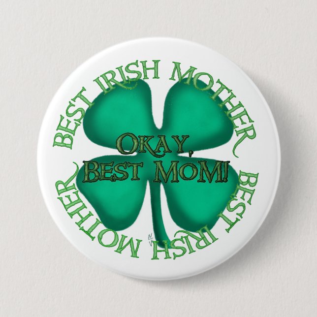Best Irish Mother button (Front)