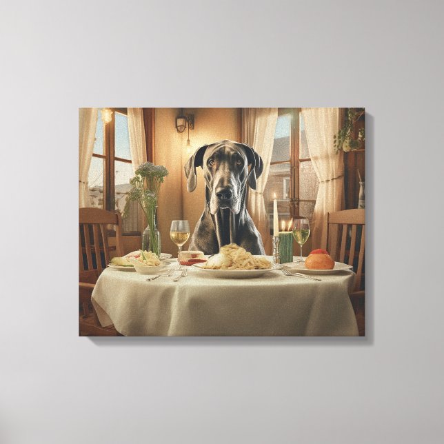 "Best Italian Dinner" Canvas Print (Front)