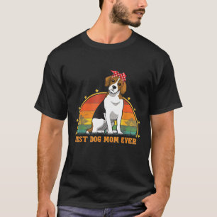 Best Jack Russell Terrier Dog Mom Ever   Dog Love T-Shirt