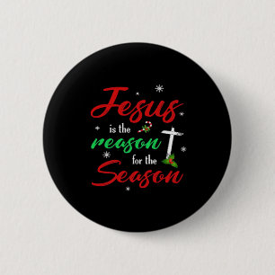 Best Jesus Is For Season Christmas Holiday 2 Inch Round Button