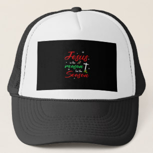 Best Jesus Is For Season Christmas Holiday Trucker Hat