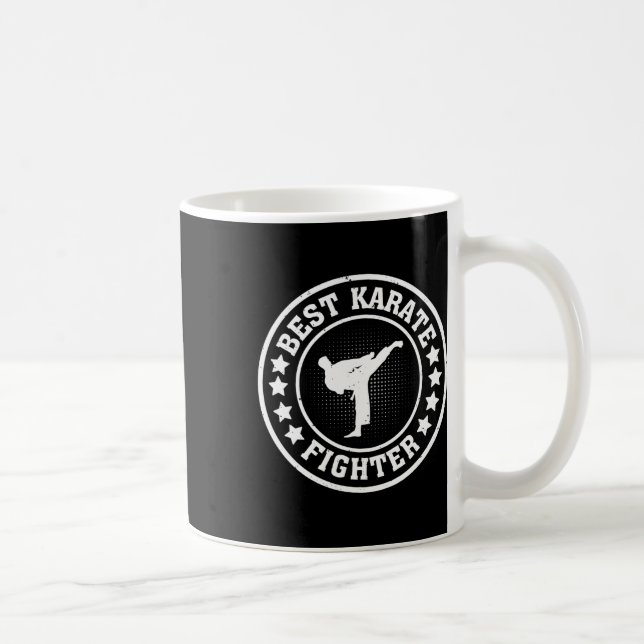 Best Karate Fighter - Karate Fighter Karate  Coffee Mug (Right)