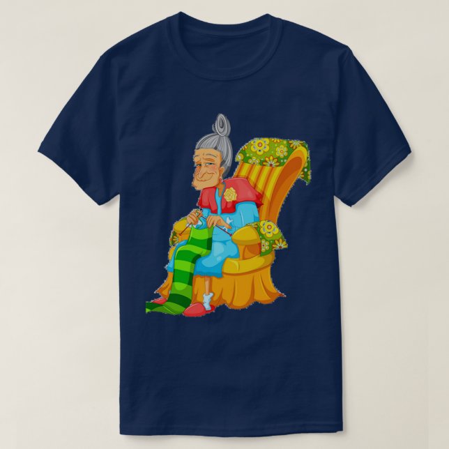 Best Knitting Mom Ever 383  T-Shirt (Design Front)
