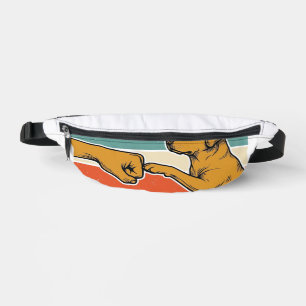 Best Lab Dad Ever Labrador Vintage T-Shirt Design_ Fanny Pack