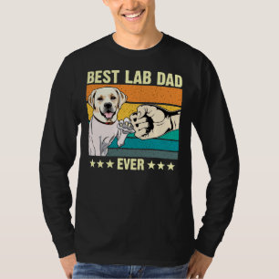 Best Labrador Dad Ever Lab Retro Vintage T-Shirt