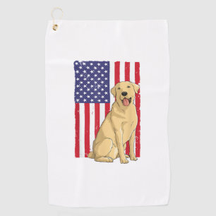 Best Labrador For Men Women Yellow Lab Dog Retriev Golf Towel