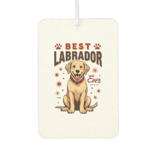 Best Labrador Parent Ever Vintage Labrador Retriev Air Freshener