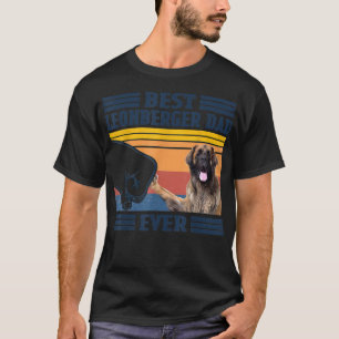 Best Leonberger Dad Ever  Vintage Father Day Chris T-Shirt
