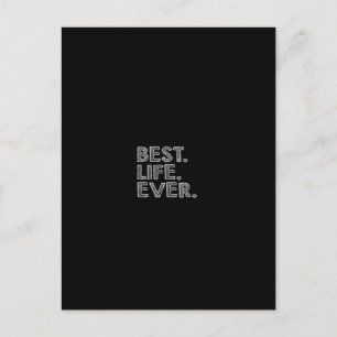 best life ever postcard