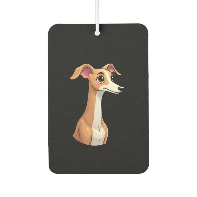 Best life with Arabian Greyhound Long Sleeve T-Shi Air Freshener (Front)