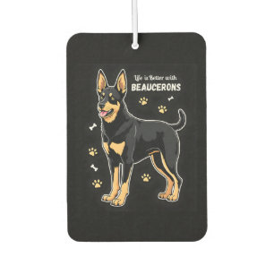Best life with Beauce Sheepdog Tank Top Air Freshener