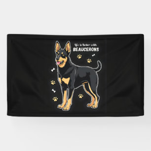 Best life with Beauce Sheepdog Tank Top Banner