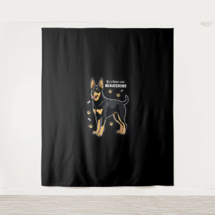 Best life with Beauce Sheepdog Tank Top Tapestry