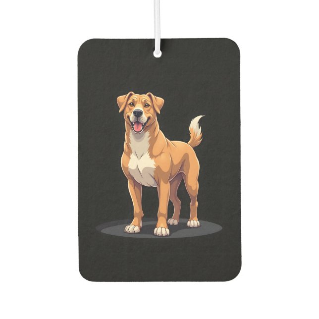 Best life with Dogo Canario Long Sleeve T-Shirt Air Freshener (Front)