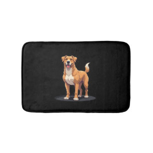 Best life with Dogo Canario Long Sleeve T-Shirt Bath Mat