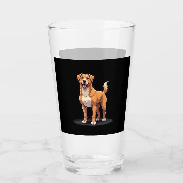 Best life with Dogo Canario Long Sleeve T-Shirt Glass (Front)