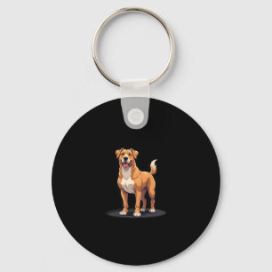 Best life with Dogo Canario Long Sleeve T-Shirt Keychain