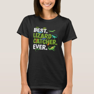 Best Lizard Catcher Ever Lizard Hunter Kids T-Shirt