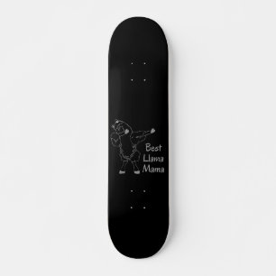 BEST LLAMA MAMA funny mother's day gift idea Skateboard