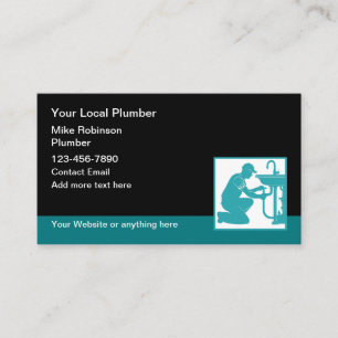 Best Local Plumber Business Cards 