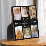 Best Lola Ever - Grandchildren Photo Collage Plaque<br><div class="desc">Celebrate the "Best Lola Ever" with this personalized Grandchildren Photo Collage Plaque. This heartfelt gift showcases a beautifully arranged collage of cherished photos capturing special moments, complemented by a loving message. Crafted from high-quality materials with an elegant finish, it's perfect for displaying at home as a cherished keepsake. Ideal for...</div>