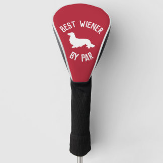 Best Long Hair Wiener Dog by Par Golf Head Cover