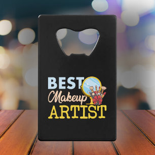Best Makup Artist - Film Crew Gift Credit Card Bottle Opener
