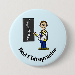 Best Male Chiropractor or Spine Doctor Button