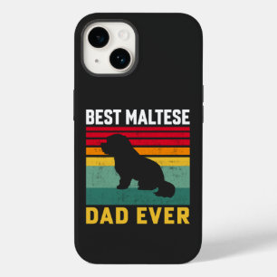 Best Maltese Dad ever, Maltese Dog Dad Case-Mate iPhone 14 Case