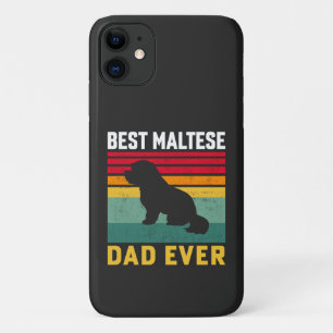 Best Maltese Dad ever, Maltese Dog Dad iPhone 11 Case