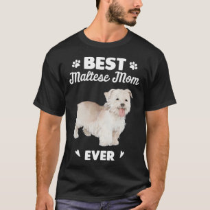Best Maltese Mom Dog T-Shirt