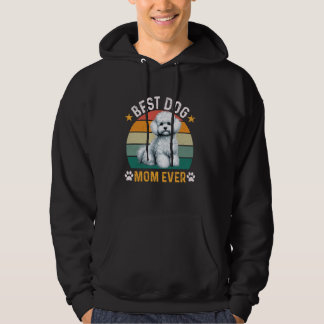 Best Maltese Poodle Dog Mom Ever Funny Dogs Owner  Hoodie