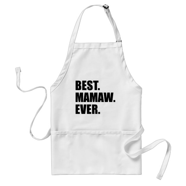 Best Mamaw Ever Grandmother Standard Apron (Front)