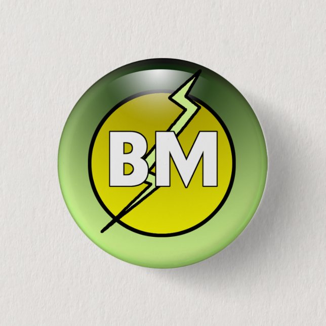 Best Man 1 Inch Round Button (Front)