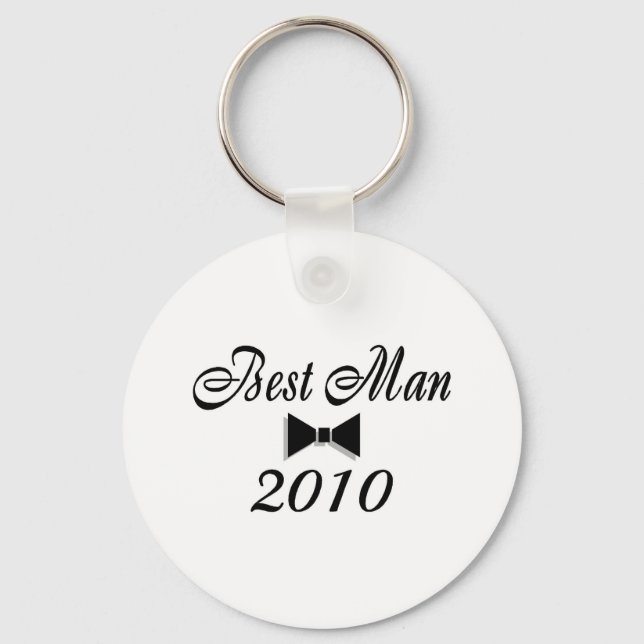 Best Man 2010 Bow Keychain (Front)