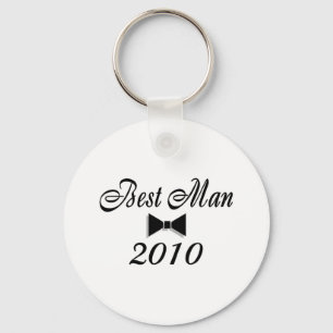 Best Man 2010 Bow Tie Keychain