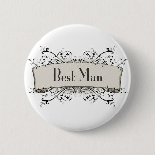 *Best Man 2 Inch Round Button
