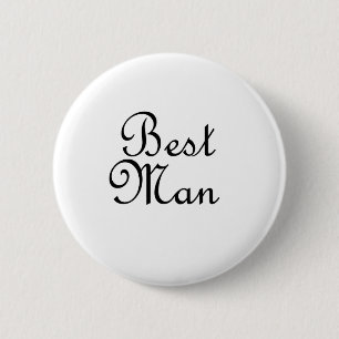 Best Man 2 Inch Round Button