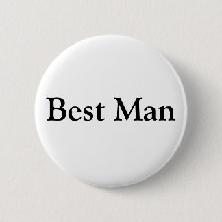 Best Man 2 Inch Round Button