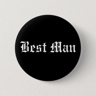 Best Man 2 Inch Round Button