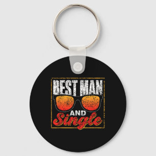 Best Man And Single Team Party Groom Bride Bachelo Keychain