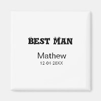 Best man bachelor party add name date simple sdon'