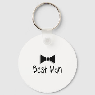 Best Man Bow Tie Keychain