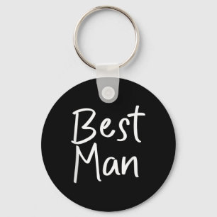 Best Man Bride Squad Tees Wedding Gift Keychain