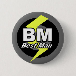 Best Man Button