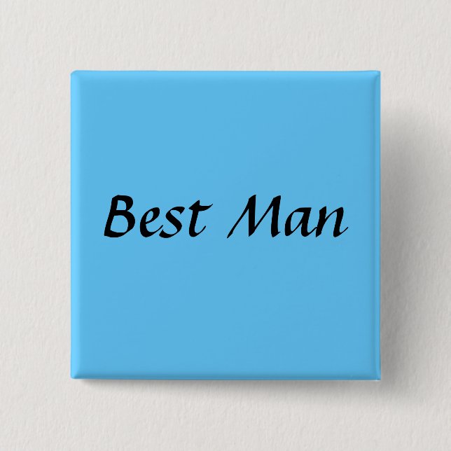 Best Man Button (Front)