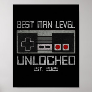 Best Man Chelor Party 2025 Gamer Husnd Wedding For Poster
