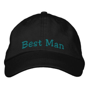 Best Man Embroidered Cap